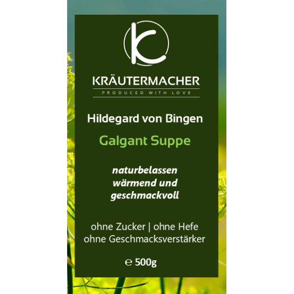 Hildegard von Bingen Galgant Suppe 500g - Vegan Ohne Hefe